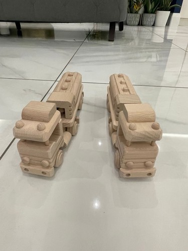 Wooden toy truck - wooden, vehicle