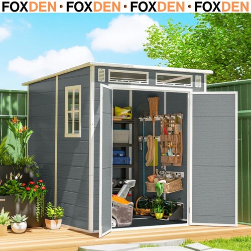 Plastic garden shed - ft,