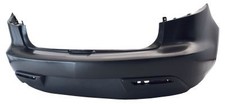 Fits Mazda 3  Rear Bumper Primed Black Not Ts2 Tamura Sport 2009-2013