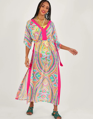 Monsoon mosaic print maxi - mosaic,