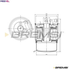 FUEL FILTER FE0346 FOR JEEP