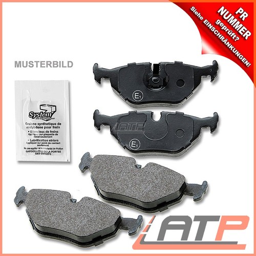 Brake pad set - pad,