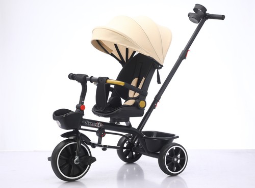 Baby tricycle beige - 5-in-1,
