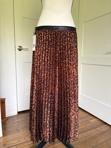 Zara pleated leopard - , print