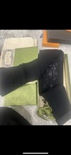 GUCCI GG LOGO BLACK TIGHTS. Sz