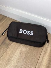 BOSS Parfums Black Wash Bag
