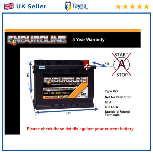 Car battery 027 enduroline - 027,