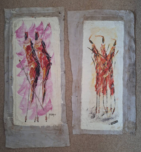 Original african paintings - original,