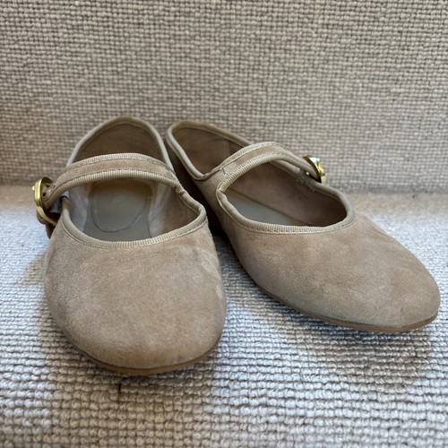 Zara suede ballerina flats - zara,