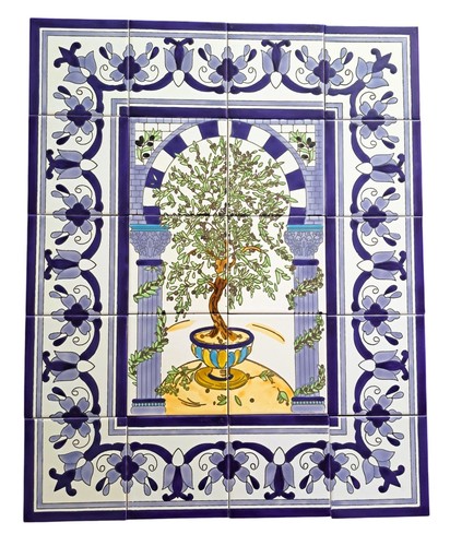 Hand painted tiles azulejos - painted,