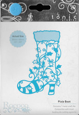 Tonic Studios Pixie Boot cutting die for cardmaking, scrapbooking, crafts