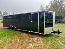 NEW 8.5X28 V-NOSE ENCLOSED CAR