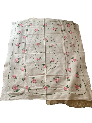 Vintage tablecloth cotton - vintage,