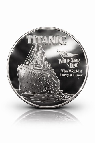 Titanic commemorative coin - titanic,