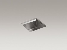 Ex Display Kohler K 3671 NA 18" undermount single bowl bar sink Stainless BR2201