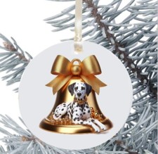 Dalmatian Dog Hanging Bauble