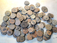 New Lot - 3 x AE4 Bronze Coins with a Desert Patina and Detail on BOTH Sides