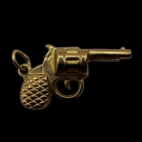 Antique vintage revolver - antique,