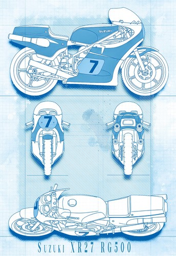 Classic barry sheene suzuki - classic,