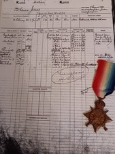 WW1 STAR MEDAL WORLD WAR ONE TO E JONES ROYAL NAVY
