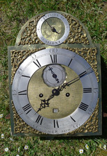 Antique 12" Arched Brass Dial