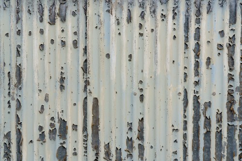 Corrugated iron flaky - corrugated,