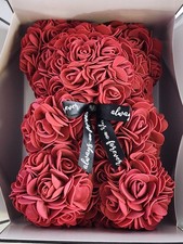 Red rose bear - “always, &