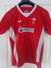 Dan Biggar Signed Wales Rugby Shirt, Six Nations (3) *PHOTO PROOF + COA*