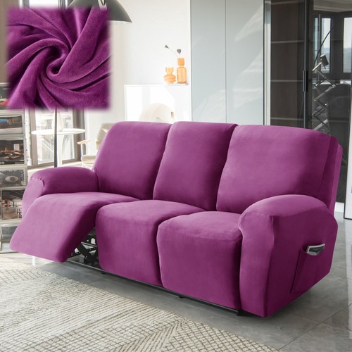 Velvet recliner chair - velvet, sofa