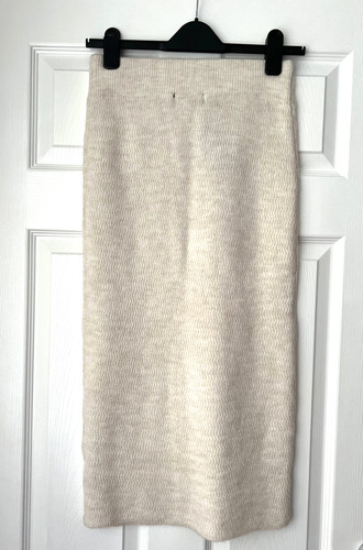 Primark beige midi knit skirt - primark,