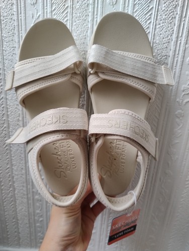 Skechers cream relaxed - skechers, fit