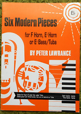 Six Modern Pieces for Eb Horn / Eb Bass with Piano Accompaniment - Lawrence 1980