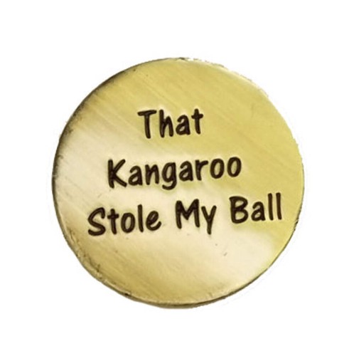 That kangaroo stole ball - that,
