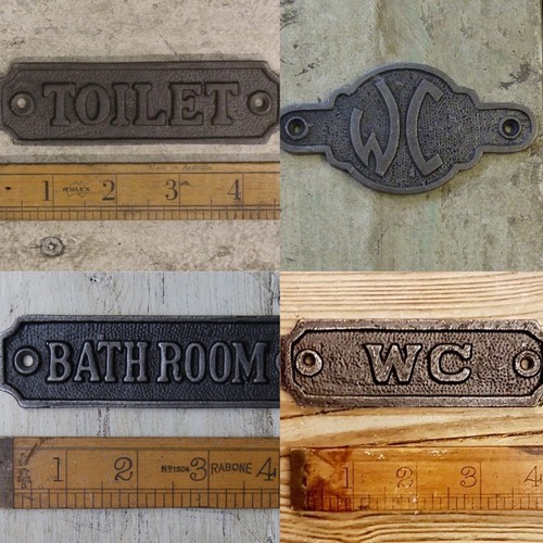 Room plaques cast iron - plaques,