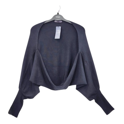 Women black shrug - m&s,