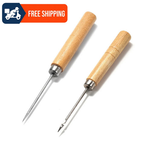 2pcs wooden handle sewing - handle,