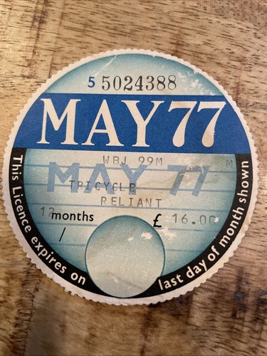 Very rare vintage tax - tax, may