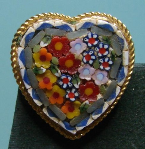Vintage heart shaped - shaped, floral