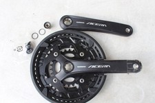 RARE Shimano Acera fc-t3010-8 Crankset 175mm 7/8-Speed 42/32/22t 104 BCD Black