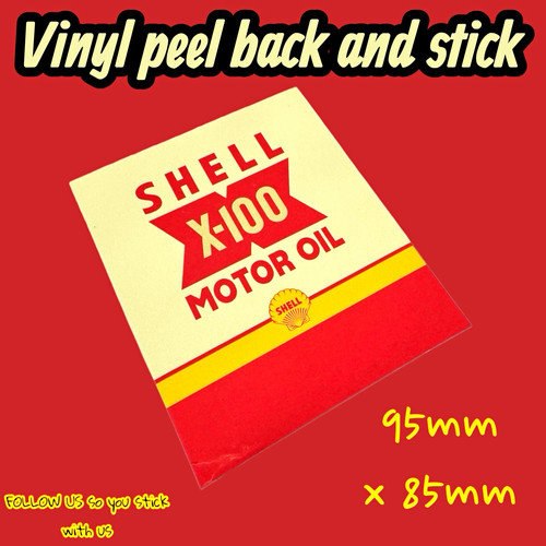 Shell 100 motor oil vintage - x-100,