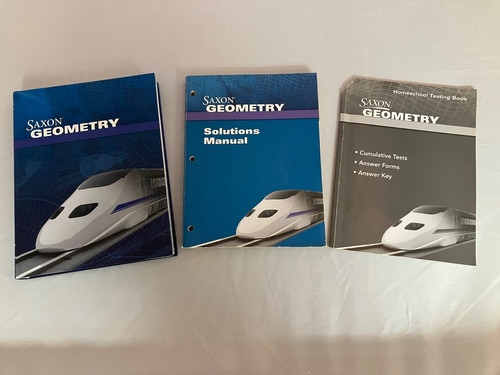 Lot saxon geometry 1st - saxon, edition