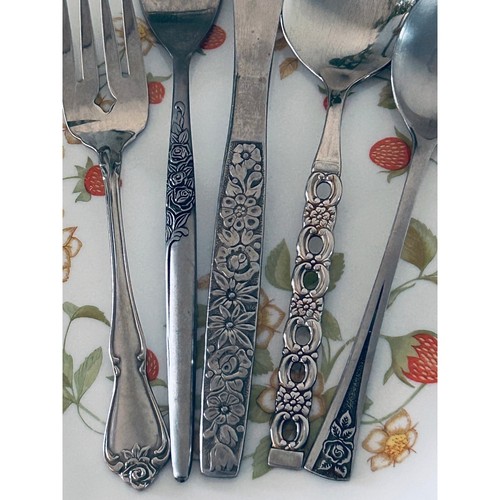 Vintage mismatched stainless - mismatched,