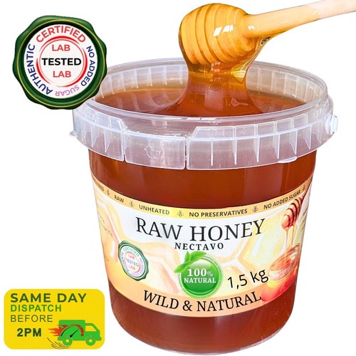 Natural raw honey - 1.5,
