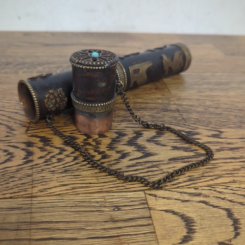 Vintage tibetan incense holder - vintage,
