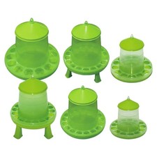 Chicken Poultry Feeder Automatic Dispenser Green Quail Hen Bird Legs 2kg 4kg 8kg