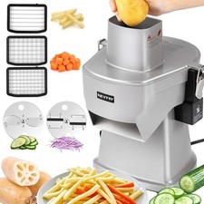 NEWTRY 4 in 1 Electric Vegetable Dicer&Slicer, Commercial Veggie Processor