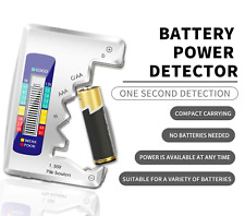 Universal Digital Battery Tester Checker For C AA AAA D N 9V 1.5V Button Battery