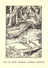 GLEN BAXTER POSTCARD SATURDAY