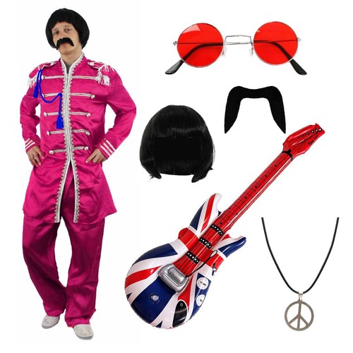 Mens 60s pop sergeant costume - pop,