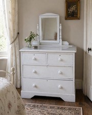 Antique Victorian Pine Painted
